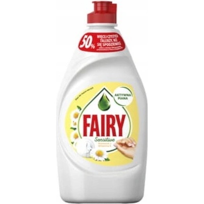 Fairy Tekutý prostriedok na umývanie riadu Harmanček 450 ml