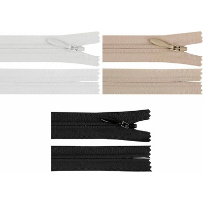 Spirálový zip skrytý YKK No 4 délka 60 cm Varianta: 919 modrá pařížská, Balení: 1 ks – Zboží Dáma