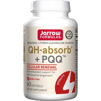 Jarrow Formulas QH + PQQ (ubiquinol + pyrroloquinoline quinone) [60 Гел капсули]
