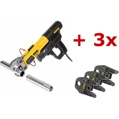 Lisovací kleště REMS Power-Press ACC 230V + čelisti V 15, 18, 22 mm 577010 SN