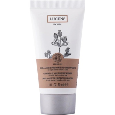Lucens Шампоан с лечебна глина за мазен скалп, 30 ml