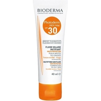 Bioderma Photoderm AKN Mat zmatňujúci fluid na opaľovanie SPF30 40 ml