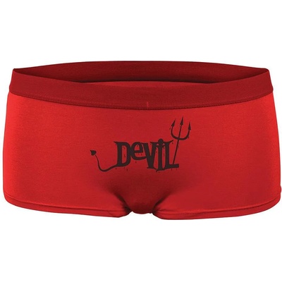 Funny underwear Дамски боксерки Дявол