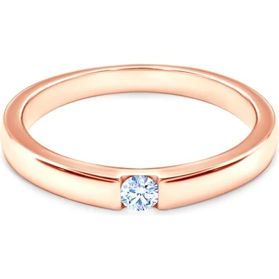 SAVICKI Годежен пръстен Minimalism: розово злато, диамант