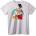NOONEBRAND Тениска Санта с Бира - 2XL, White