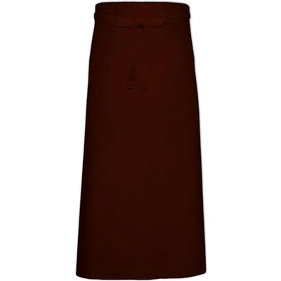 Link Kitchen Wear Francouzská zástěra Xxl s kapsou X1140P Brown -ca. Pantone 476 100 x 140 cm