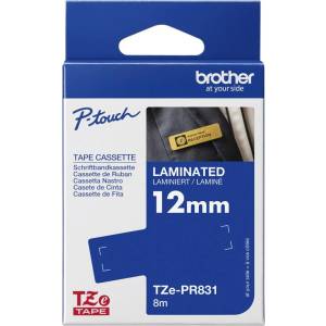 Brother TZEPR831 Tape cassettes 6-12 mm bandwidth Premium gold black (TZEPR831) - BestPC