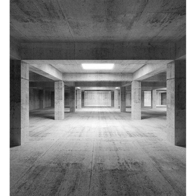 DIMEX MS-3-0035 vliesová fototapeta na zeď 3D priemyselná hala, rozmery 225 x 250 cm