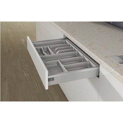 HETTICH 9194938 Príborník OrgaTray 440, 601-700/441-520mm, strieborná 1090030106