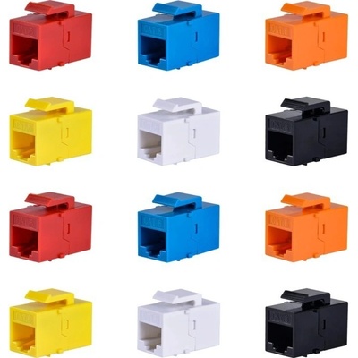 DeskPi - sada 12 modulov CAT6 RJ45 Keystone pre RackMate