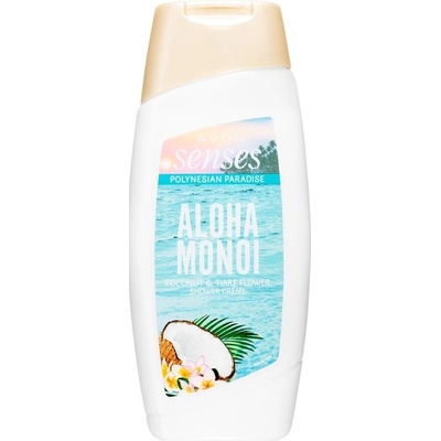 Avon Senses Aloha Monoi krémový sprchový gél 250 ml