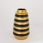 Eurolamp Керамична ваза 25x14 см златист/черен (EU0502)