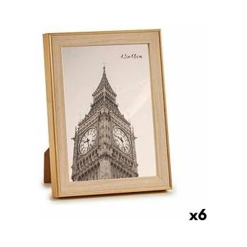 Gift Decor Рамка за снимки 15, 6 x 2 x 20, 7 cm Златен Кафяв Пластмаса Cтъкло (6 броя)