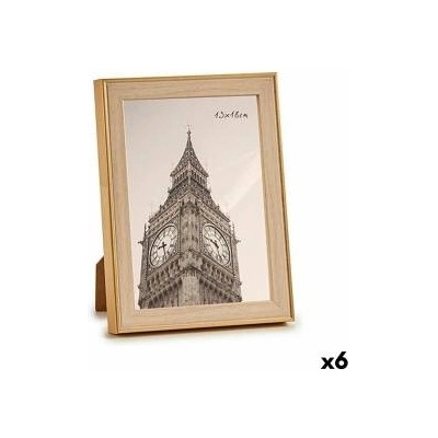 Gift Decor Рамка за снимки 15, 6 x 2 x 20, 7 cm Златен Кафяв Пластмаса Cтъкло (6 броя)