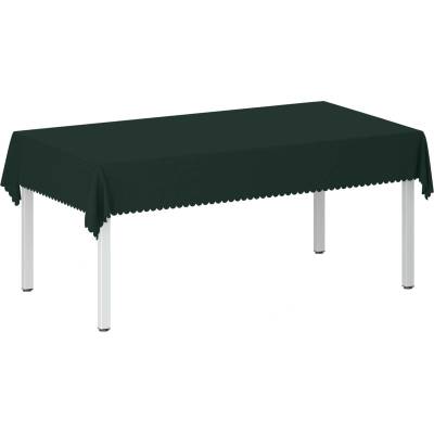 vidaXL Плат за маса Правоъгълна Тъмнозелено 140 x 260 cm (42040123)