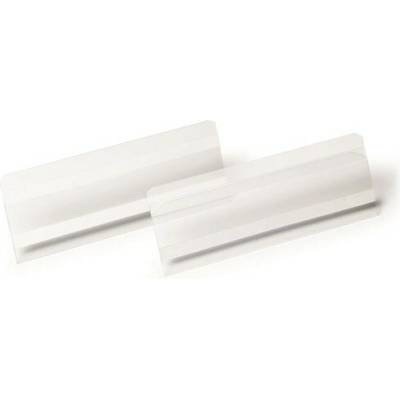 Logistické vrecko, 210x74 mm, horizontálne, DURABLE "HARD COVER", so samolepiacim pásikom, priehľadná