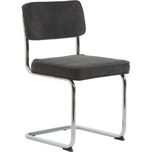Unique Furniture Сив велурен трапезен стол Rupert - Unique Furniture (37285107)
