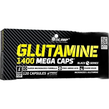 Image 1 of Olimp Sport Nutrition Glutamine Mega Caps 1400 [120 капсули]