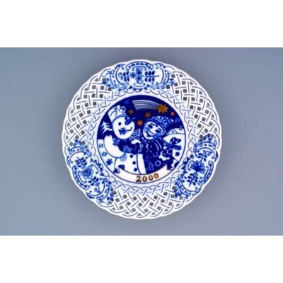 Cibulak Tanier závesný prelamovaný výročný 2000 18cm Originálny Český Porcelán Dubí