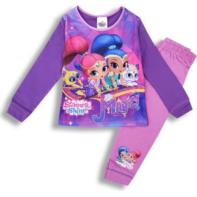 Dětské dětské pyžamo Shimmer Shine fialové