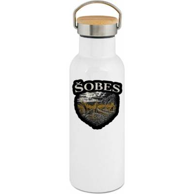 123TRIKO termoska Šobes, rytý tisk 500 ml