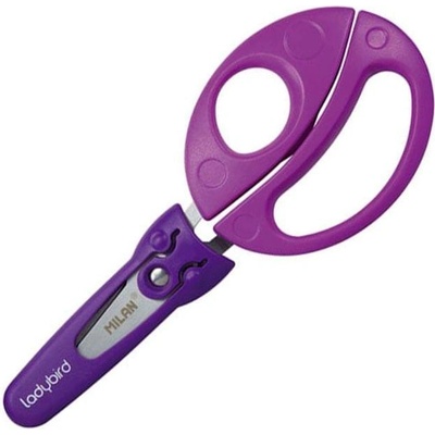 MILAN Ножица Ladybird, детска, с предпазител, 15 cm, цвят ас (1050100029)