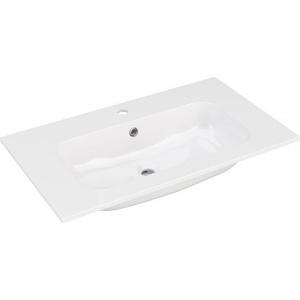 Inter Ceramic Мивка за баня 99х55 см, бяла за поставяне върху мебел (9955 / 2)