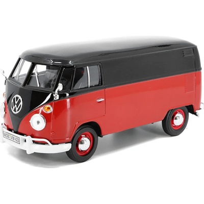 MOTORMAX Volkswagen Type 2 T1 červený / černý 1:24