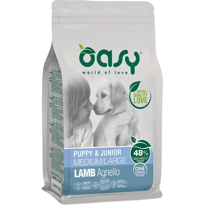Oasy One Animal Protein OAP Puppy Medium & Large lamb 2,5 kg