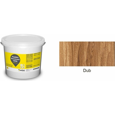 Weber weberton lazur dekoratívny lazúrovací náter pre imitáciu dreva Dub 20 kg