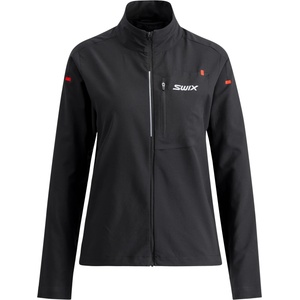 Swix Дамско яке за бягане Swix Women's 30K Jacket Running jacket - Jet Black (128-0675-0213)