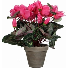 Umělá květina cyclamen 30 cm světle růžový 947228