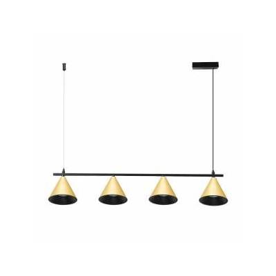 Cone Pendant Lamp Gold 4xGU10