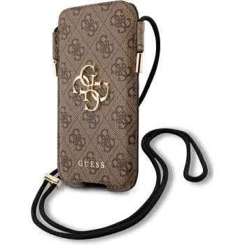 GUESS Phone bag GUHCP12L4GPSBR 6.7 "brown 4G Metal Logo (GUHCP12L4GPSBR)