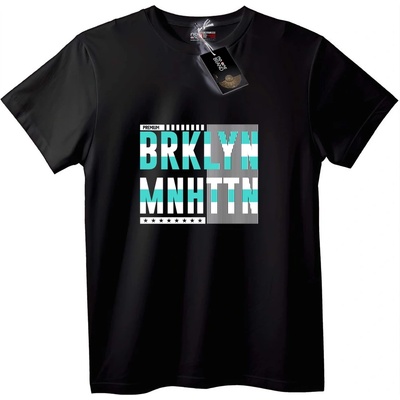 NOONEBRAND Тениска Brooklyn Manhattan Премиум - 6XL, White