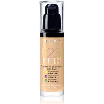 Bourjois 123 Perfect течен фон дьо тен за съвършен външен вид цвят 52 Vanille SPF 10 30ml