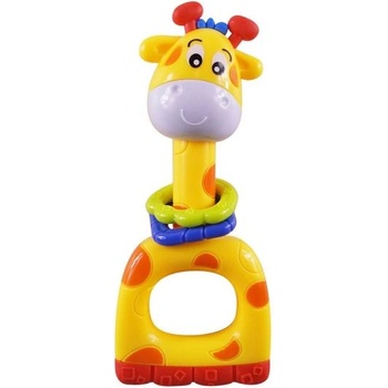 Baby Mix Бебешка дрънкалка Baby Mix жълта жирафа