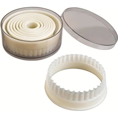 Nylonové vykrajovačky vlnité set – 9 ks