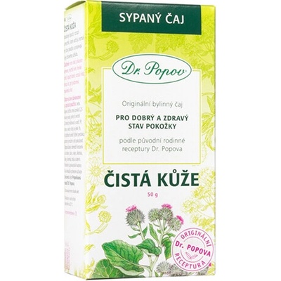 Dr.Popov Čistá kůže sypaný čaj 50 g