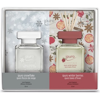 ipuro Essentials Snowflake & Berries 2x50ml дифузер в подаръчна кутия,