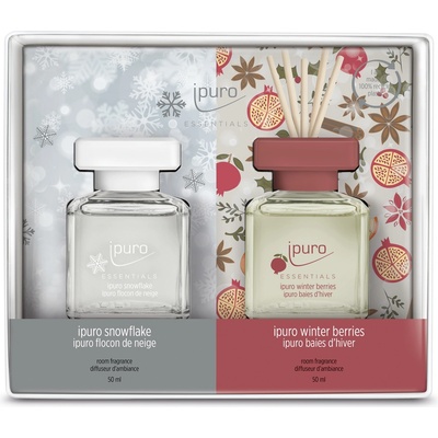 ipuro Essentials Snowflake & Berries 2x50ml дифузер в подаръчна кутия,