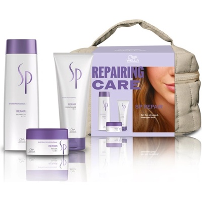 Wella SP Repair Set подаръчен комплект за увредена и химически третирана коса