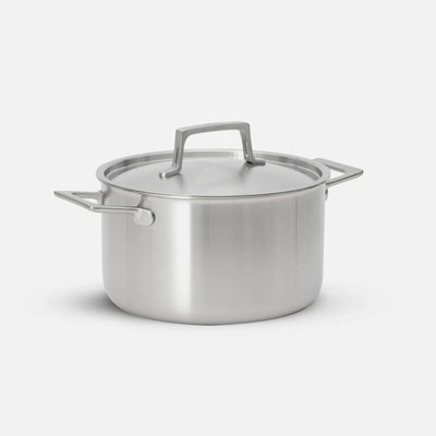 Kastrol Fabini Lucca 4.0 Pro Ø 24 cm (5,5 l) – nerezový, bez nýtů, s poklicí
