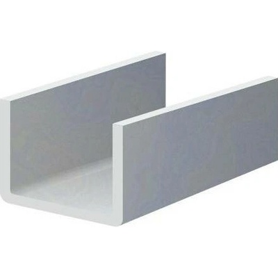 Zinkovaný U-profil 25x60x25x1,5 mm pro plotové lamely