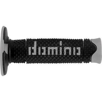 Domino gripy A260 offroad dĺžka 120 mm, čierno-sivé