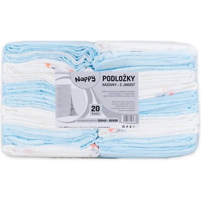 Nappy inkontinenčné vložky 40x15 cm 2. akosť 20 ks