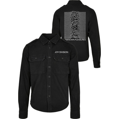 MERCHCODE Мъжка риза Joy Division Up Vintage от Merchcode в черен цвятUB-MC635-00007 - Черен, размер S