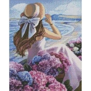 Ideyka Diamond mosaic - Blooming coasts 40x50cm
