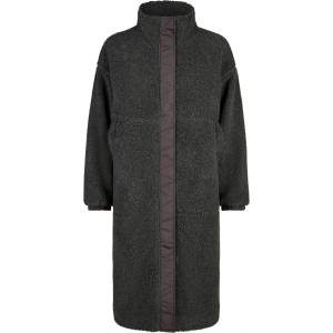 Iriedaily Дамско поларено яке Iriedaily Women's Fluffy Teddy Coat Fleece jacket - Black / Melange (105-7575-0112)