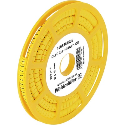Systém kódování kabelů Weidmüller CLI C 2-4 GE/SW X CD (1568261687)